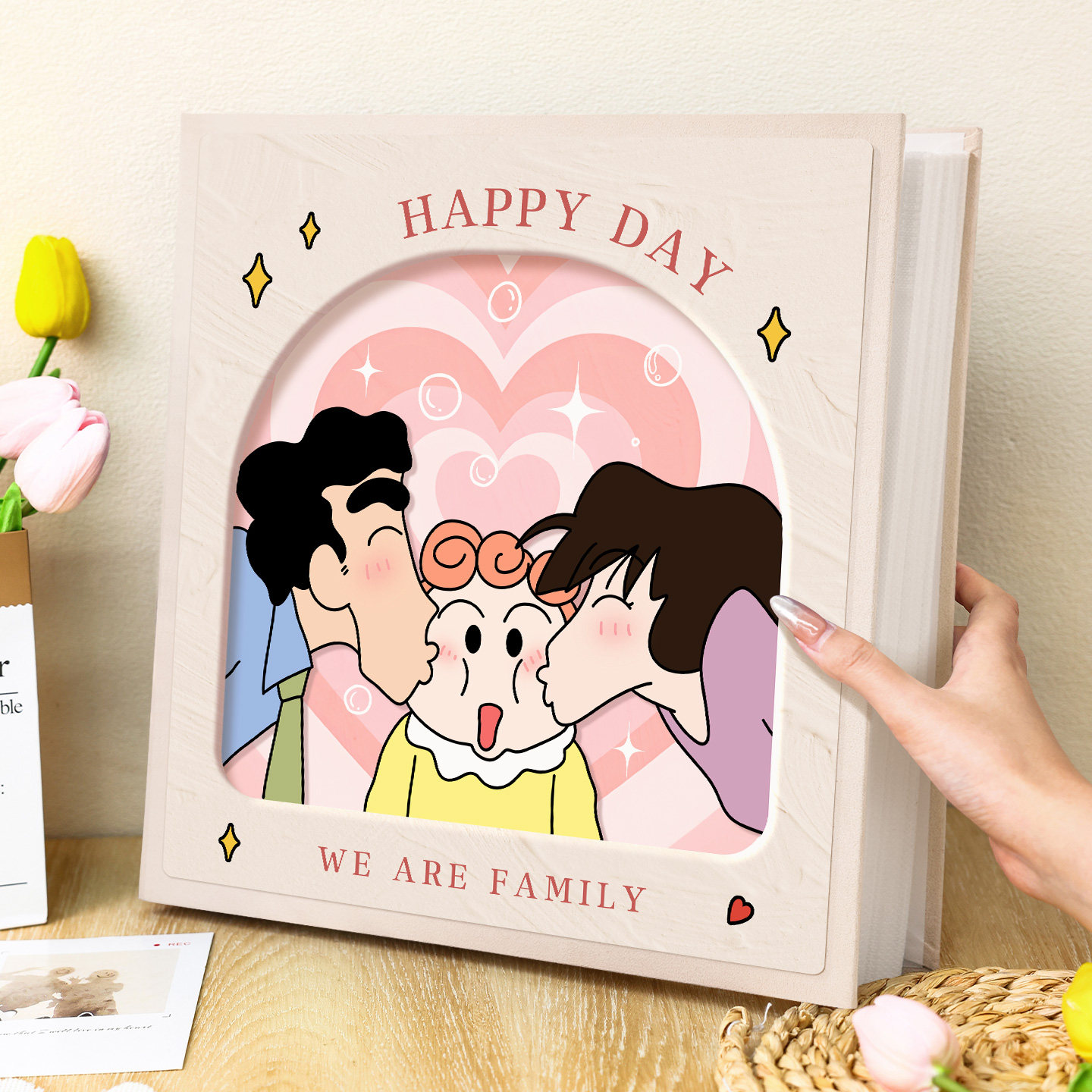 家庭儿童1000张相册本大容量纪念册插页5寸6寸7照片收纳成长影集