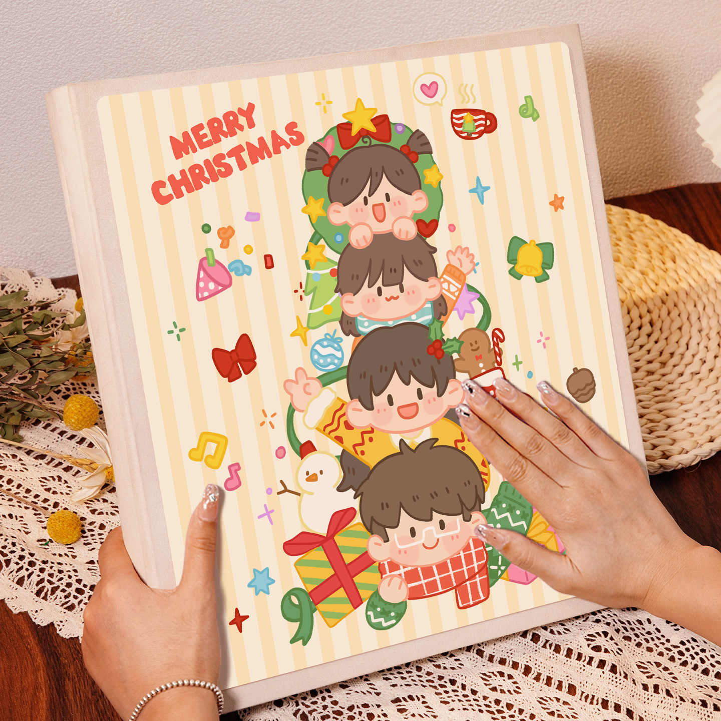 卡通大相册本纪念册家庭大容量