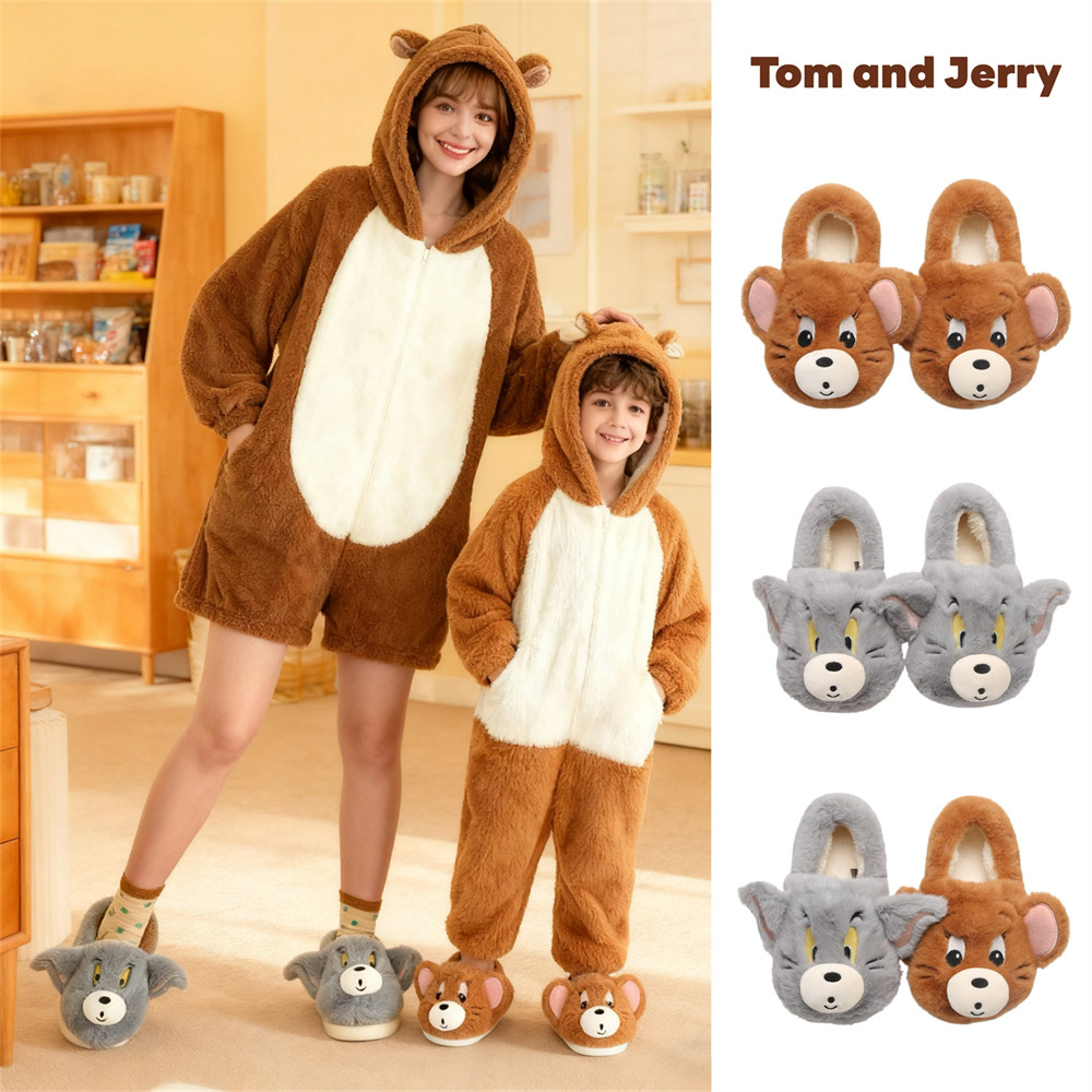 汤姆杰瑞鼠正版猫和老鼠棉拖鞋