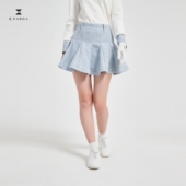 E.PARCA2026春季 小香风立体褶半裙 高尔夫运动服饰女装