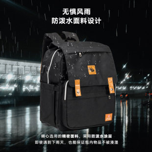 瑞士军工大容量双肩妈咪包3款可选商务休闲风/休闲出游/假期溜娃