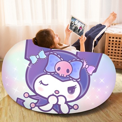 卡通懒人沙发豆袋可躺可睡阳台休闲躺卧椅儿童卧室房间单人榻榻米