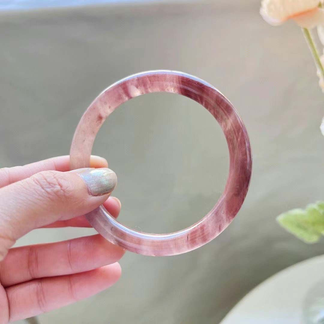 新疆天然手镯冰种紫罗兰金丝玉镯子女款旺夫真玉细条叮当镯小众,珠宝/钻石/翡翠,手饰,淘宝优惠券,粉丝福利购,淘宝优惠卷