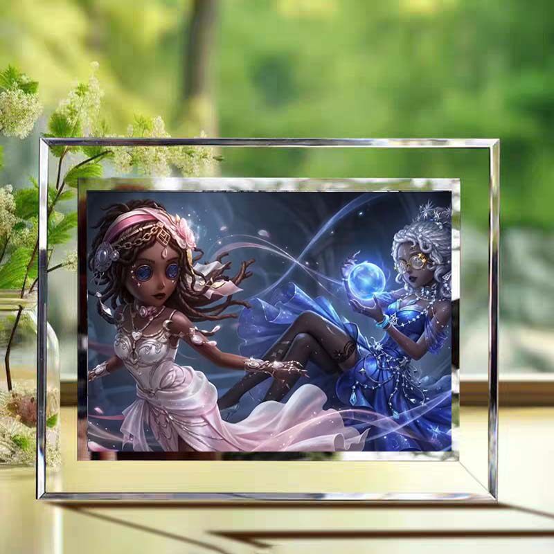 第五人格咒术师帕缇夏多里瓦尔水晶玻璃相框摆件朋友礼物繁花卜梦