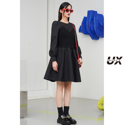 两件套时尚设计A型长袖