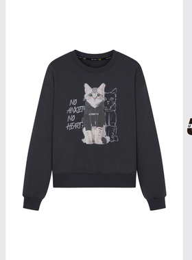 UNIDES-X UX新款秋季【萌宠系列】讲究小猫卫衣