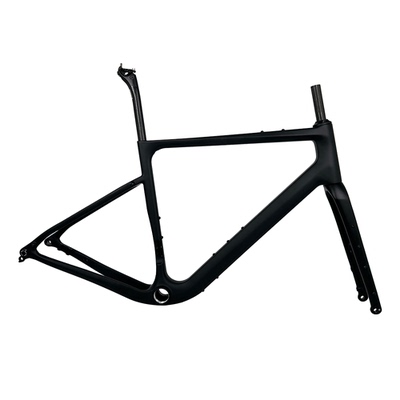 2024碳纤维砾石车车架700×50C螺纹T47 UDH尾钩 高强度 可变轴距