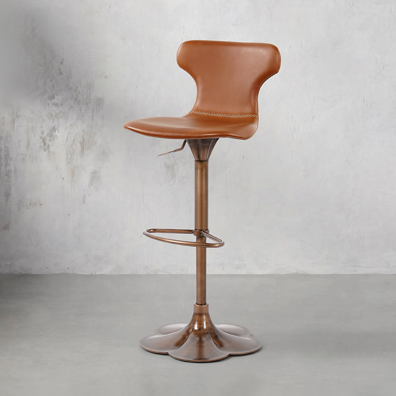 吧台椅家用高脚凳可升降旋转岛高级感椅子吧台高脚凳子酒吧椅7597