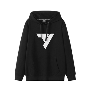 特雷杨卫衣亚特兰大老鹰队美式篮球衣运动连帽冬季加绒加厚外套男