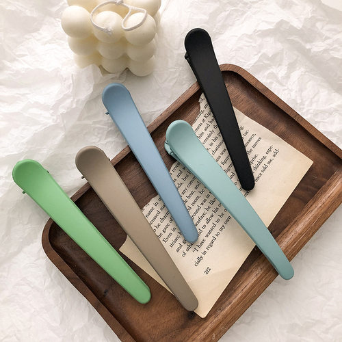 刘海夹发夹女化妆洗脸无痕侧边碎发鸭嘴2025年新款一字夹网红头饰