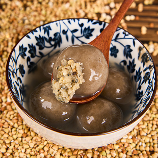 荞麦汤圆0蔗糖无糖汤圆软糯香甜糖尿人可食元宵金面杖420g*4盒