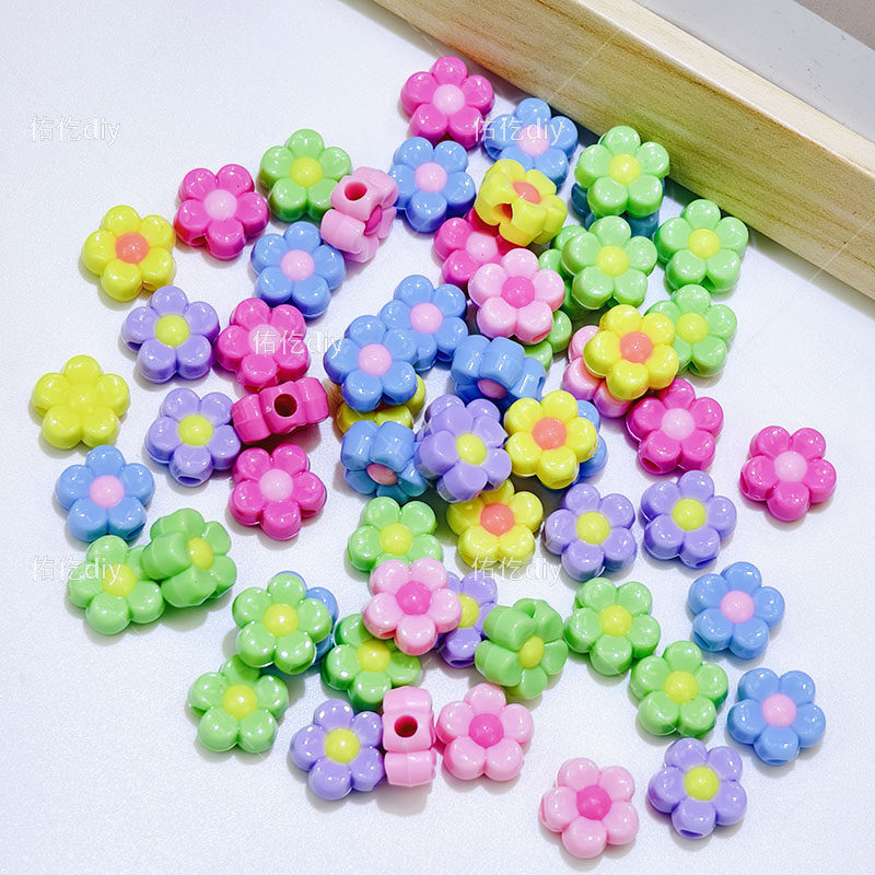 彩色小花diy新款手工材料奶油胶