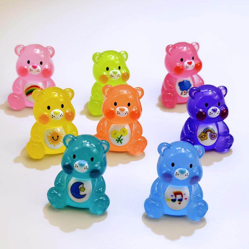 彩虹小熊diy夜光钥匙扣挂件