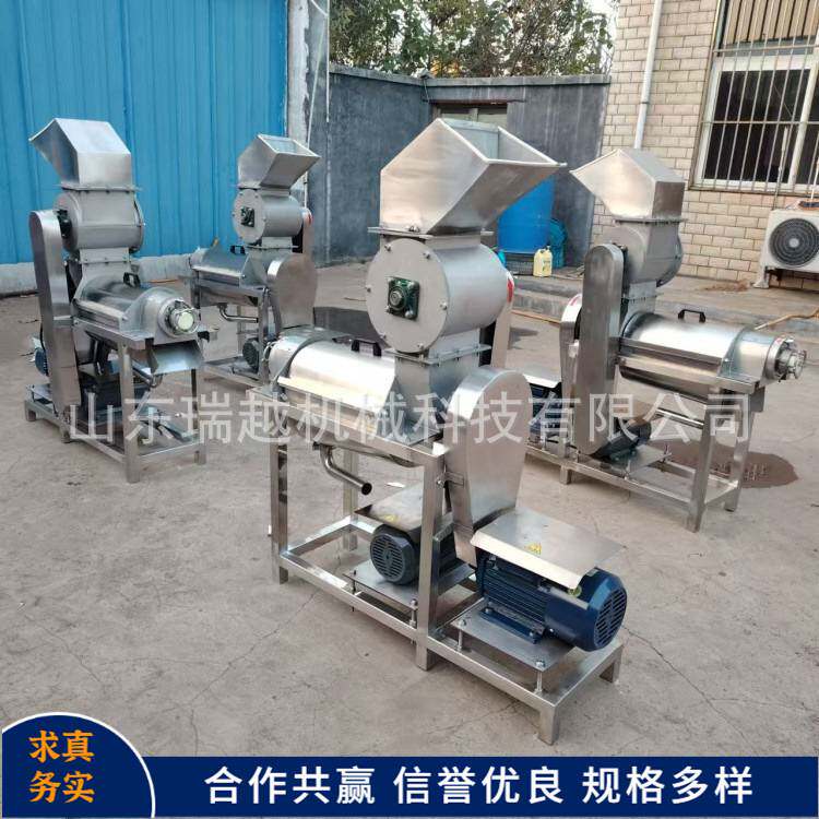 不锈钢沙棘果榨汁机 多功能果蔬面榨汁设备 工业菠萝螺旋榨汁机