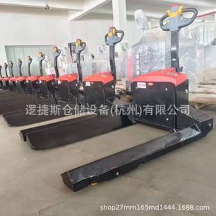 非标纱辊电动搬运车地牛唧车圆筒纸筒叉车液压步行式电缆搬运车