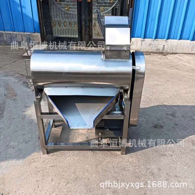 大型桃子去核打浆机 甜桃自动脱核榨汁一体机 小型水果渣浆分离机