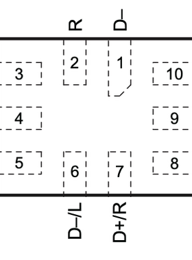 TS5USBA224 有负信号处理能力的 USB 2.0高速(480Mbps)和音频开关