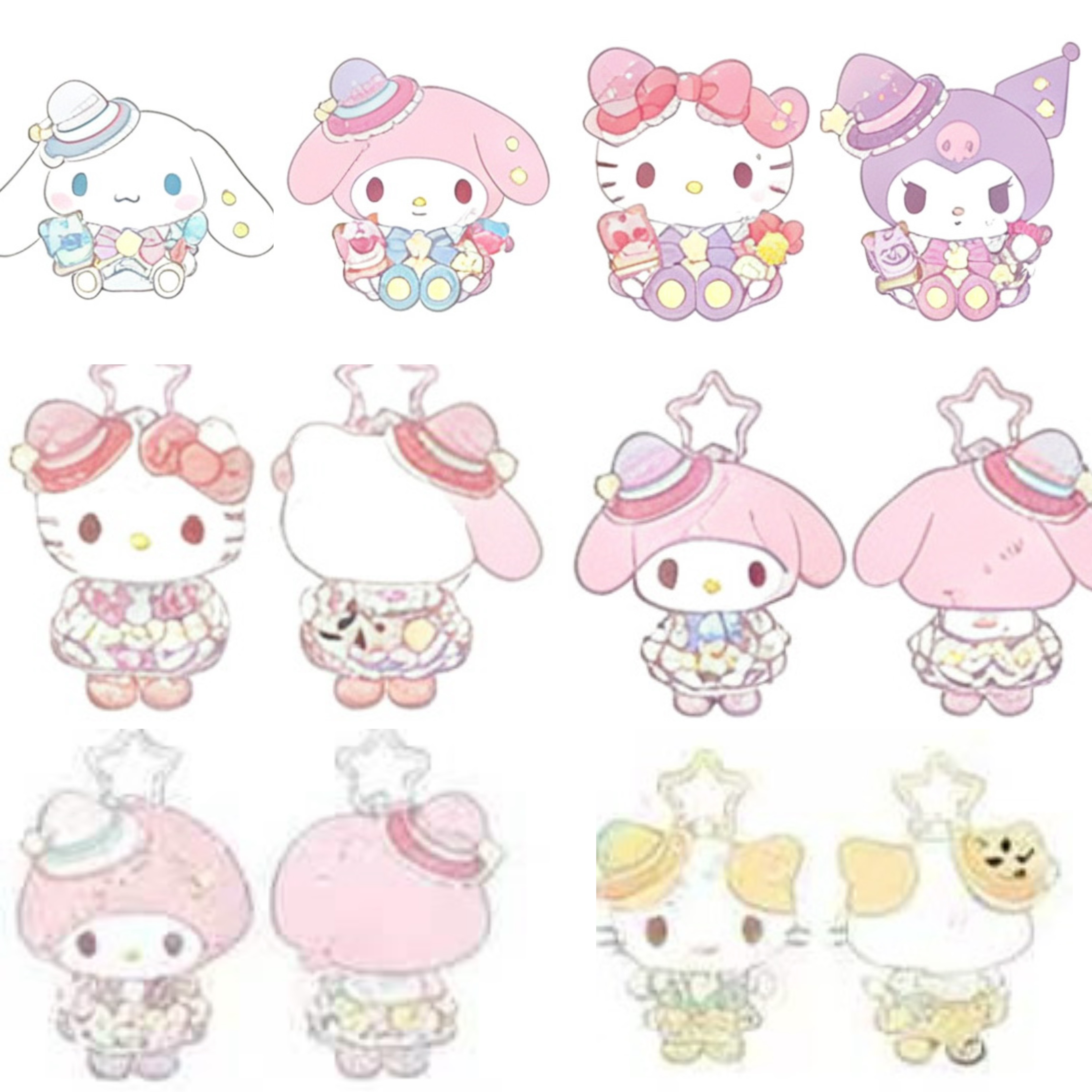 【定金预售】27.1月日本三丽动漫挂件/文具