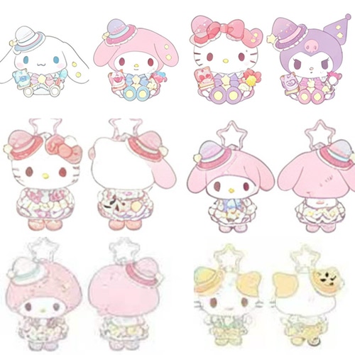 【定金预售】27.1月日本三丽鸥 魔法师系列毛绒挂件 kitty 棉花糖