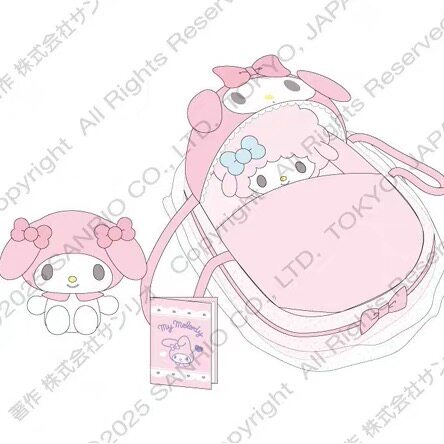 【预售26.9月】日本三丽鸥娃娃床玩偶组合系列毛绒玩偶kitty美美