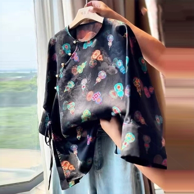 2025早秋款气质复古工作室原创新