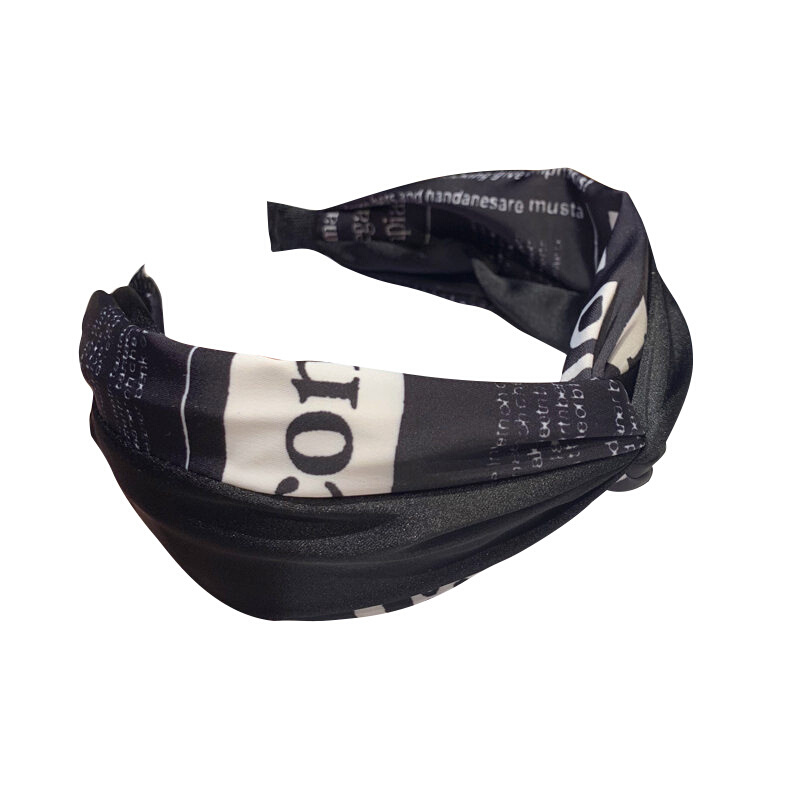 Korean hair ornaments Korean version cloth art contrast col