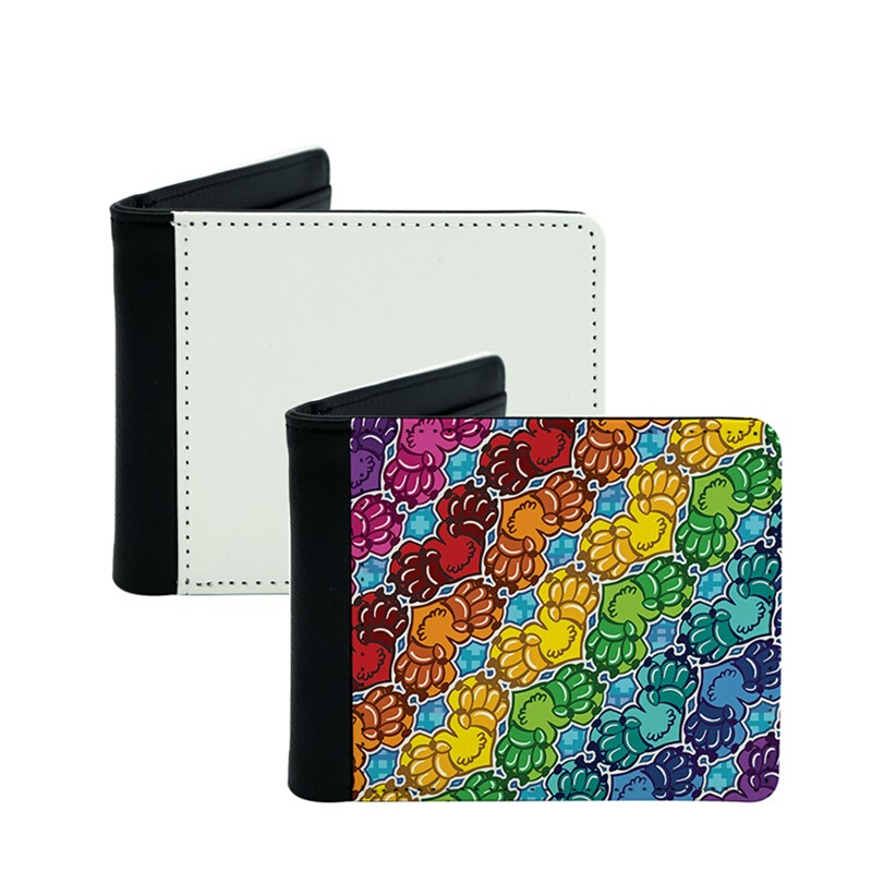 极速Free Shipping 5pcs/lot Blank Sublimation MenT Leather Wa