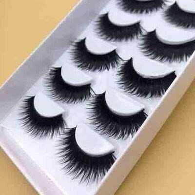 速发65prs thi bla log fse eyelashes fake eye lashes at