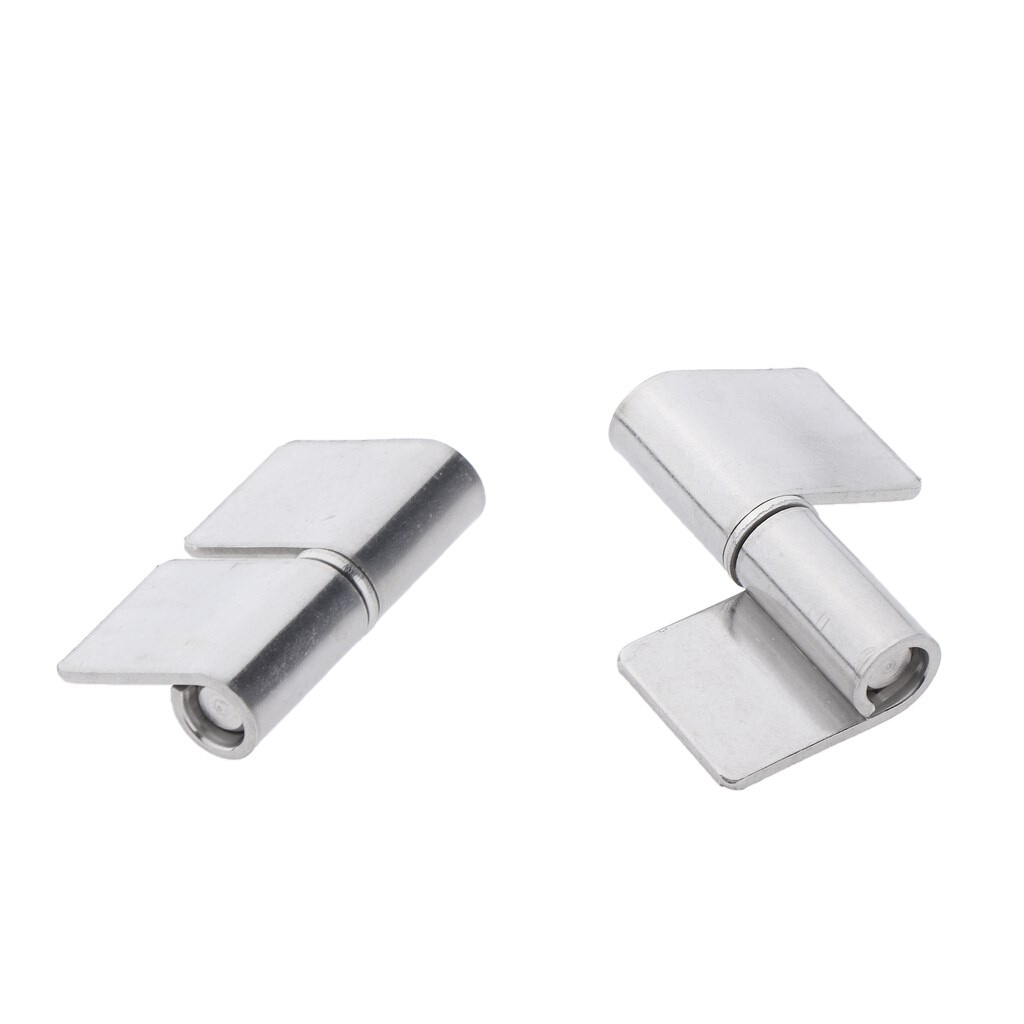 新品2pcs Heavy Duty Boat Weldable Gate Hinges Stainless Stee