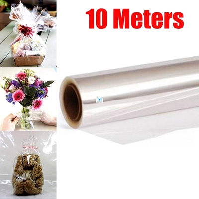 100x54cm Clear Cellophane Wrap Roll For Gift Flower Bouque