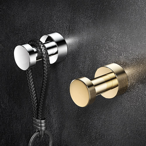 全铜挂衣钩免打孔浴室玄关衣帽钩