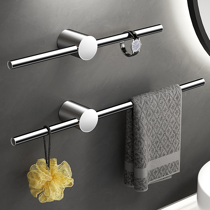 2025新款毛巾架304不锈钢免打孔