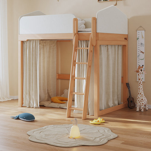 优漫居全实木儿童高架床