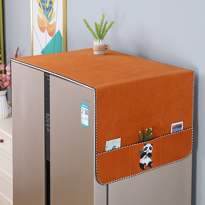 냉장고 방진 천 상단 덮개 천 먼지 커버 드럼 세탁기 커버 전자 레인지 단일 및 이중 도어 냉장고 커버 하이얼