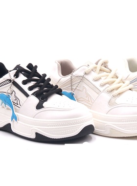 意尔康新款女鞋2024新款春季厚底休闲鞋女时尚板鞋S172AD01824U