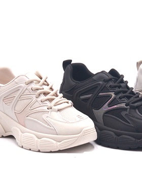 意尔康2024春季新款轻便网面老爹鞋运动休闲跑步鞋S182AD01855Y