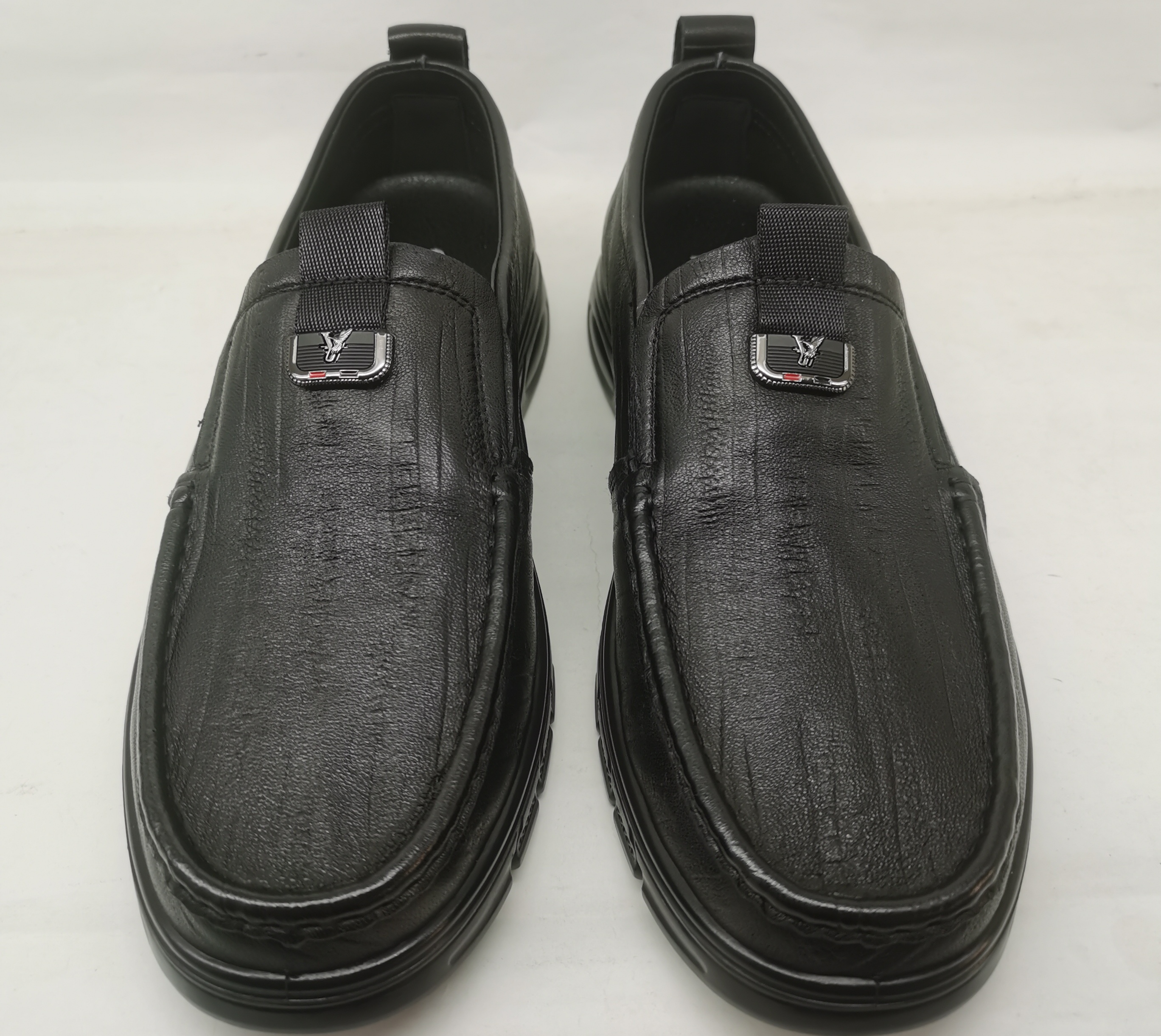 意尔康男鞋2025商务休闲皮鞋真皮软底透气单鞋懒人鞋5212AR50729A