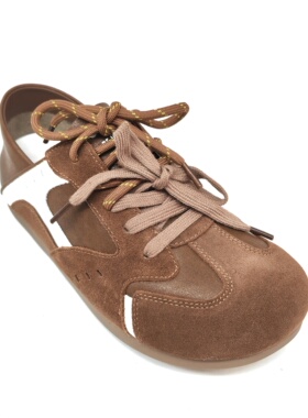 意尔康女鞋2025新款真皮皮面透气休闲鞋女软底运动鞋5581AD12779Y