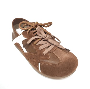 意尔康女鞋2025新款真皮皮面透气休闲鞋女软底运动鞋5581AD12779Y