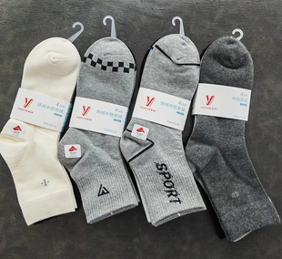 意尔康2023新款 棉袜ins潮男袜纯棉 棉潮春秋季