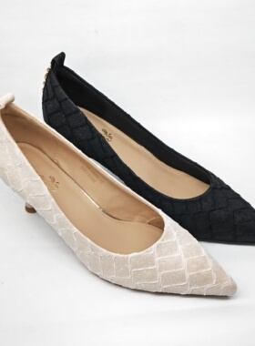 意尔康女鞋2026新款婚礼软底防滑浅口单鞋时尚女鞋6151GA16809U