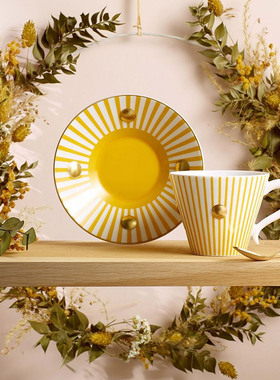 法国柏图 BERNARDAUD DELPHOS/德尔斐斯系列4色杯碟套装双杯碟