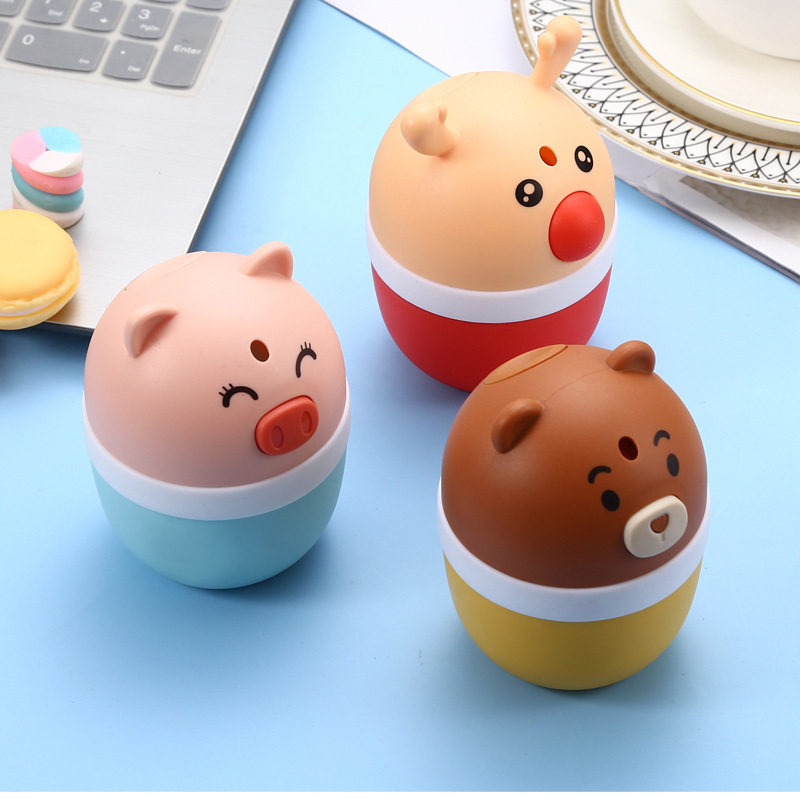 牙签盒小鹿家用按压式自动弹出创意卡通轻奢时尚客厅便携式牙签筒