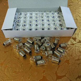 e10螺口小电珠 小灯泡 带线小灯座 教学仪器实验 线长20厘米