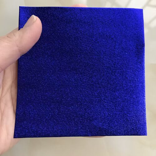 宝蓝铝箔锡纸包装光面橘纹细格纹
