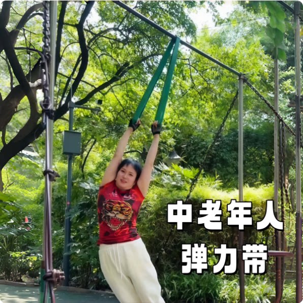 弹力带阻力带力量训练中老年人专用女士健身抗阻力单杠辅助拉力带