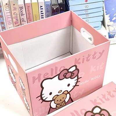 玉桂狗礼品盒大容量收纳盒可爱女