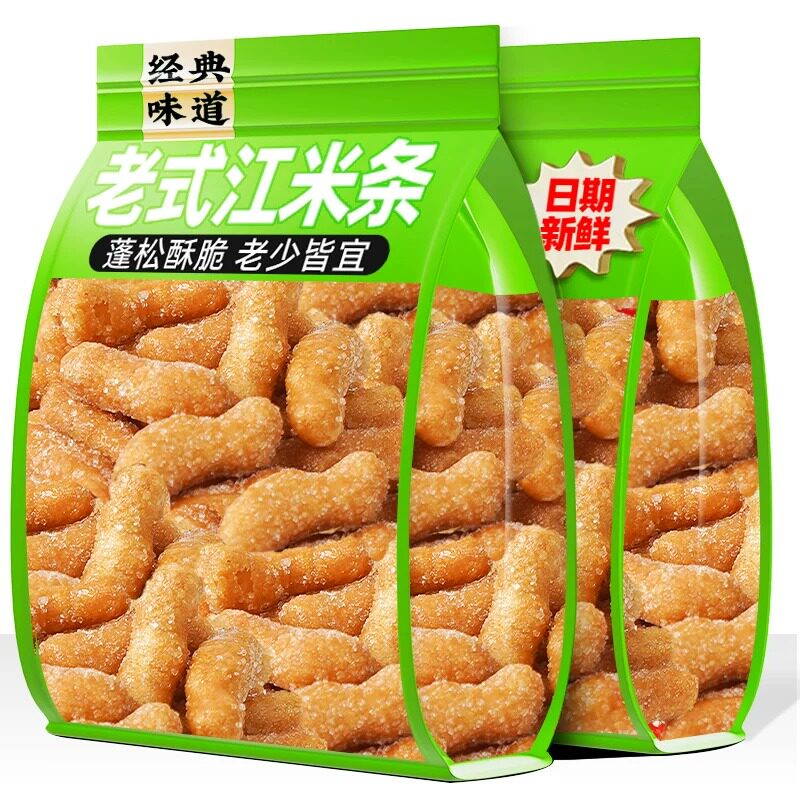 手工江米条雪花条糕点点心油京果怀旧零食老人爱吃小吃怀旧糯米脆