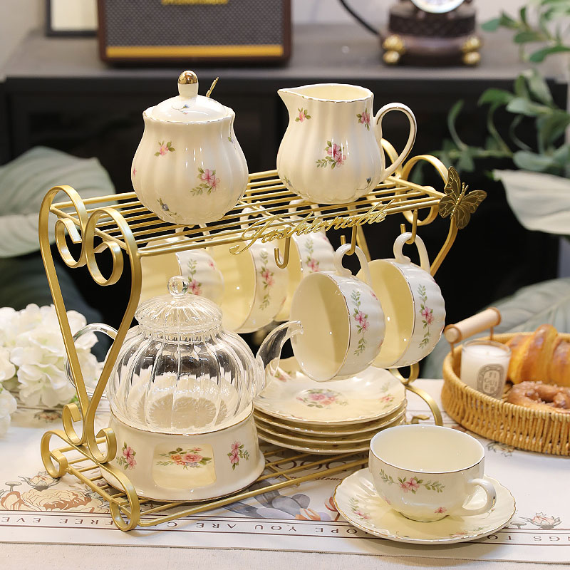 玻璃煮茶壶花茶壶蜡烛加热