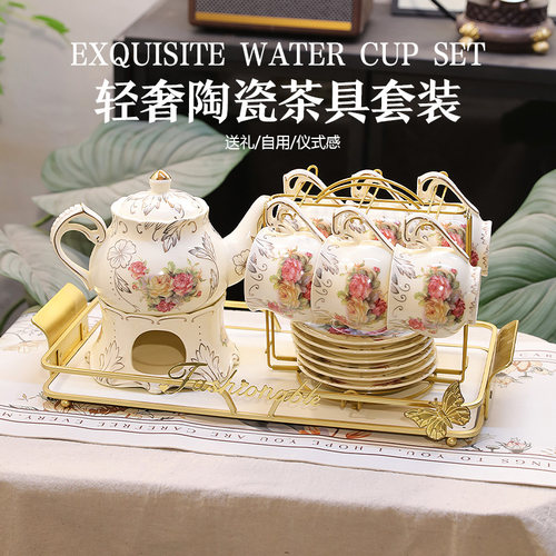 漫缈诗陶瓷茶具套装耐高温送礼